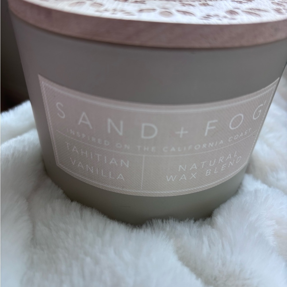 Sand + Fog Tahitian Vanilla Natural Wax Blend Candle